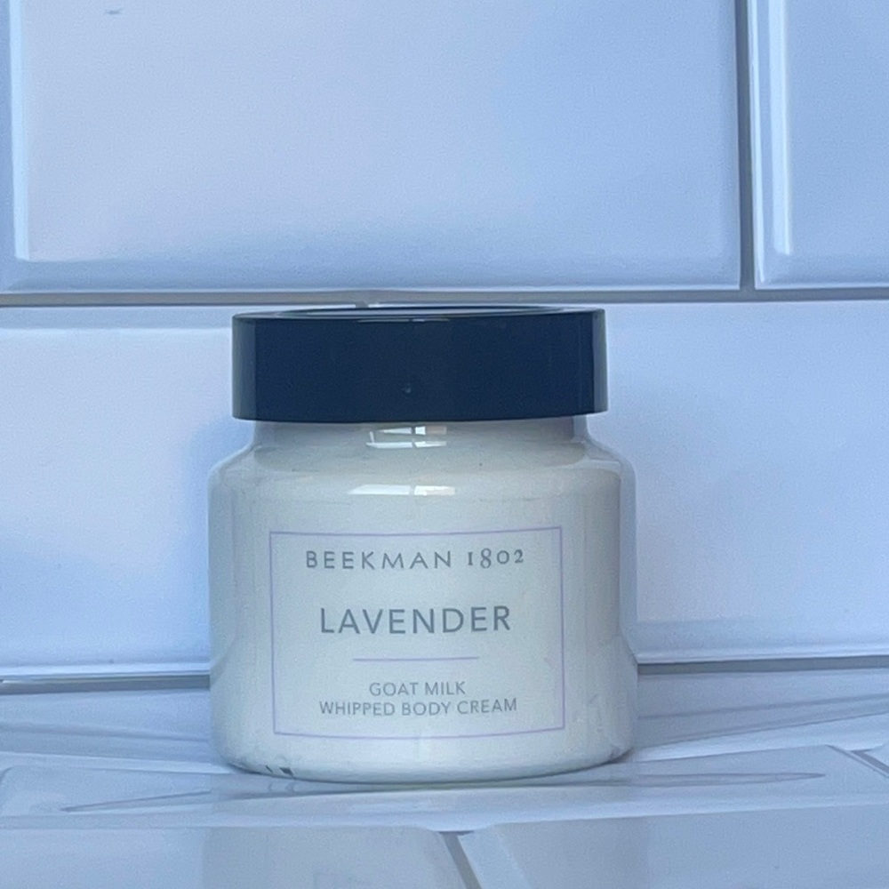 New Beekman 1802 Lavender Goat Milk Whipped Body Cream Sealed. 16 oz